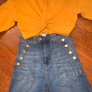 H&M bell bottom jeans